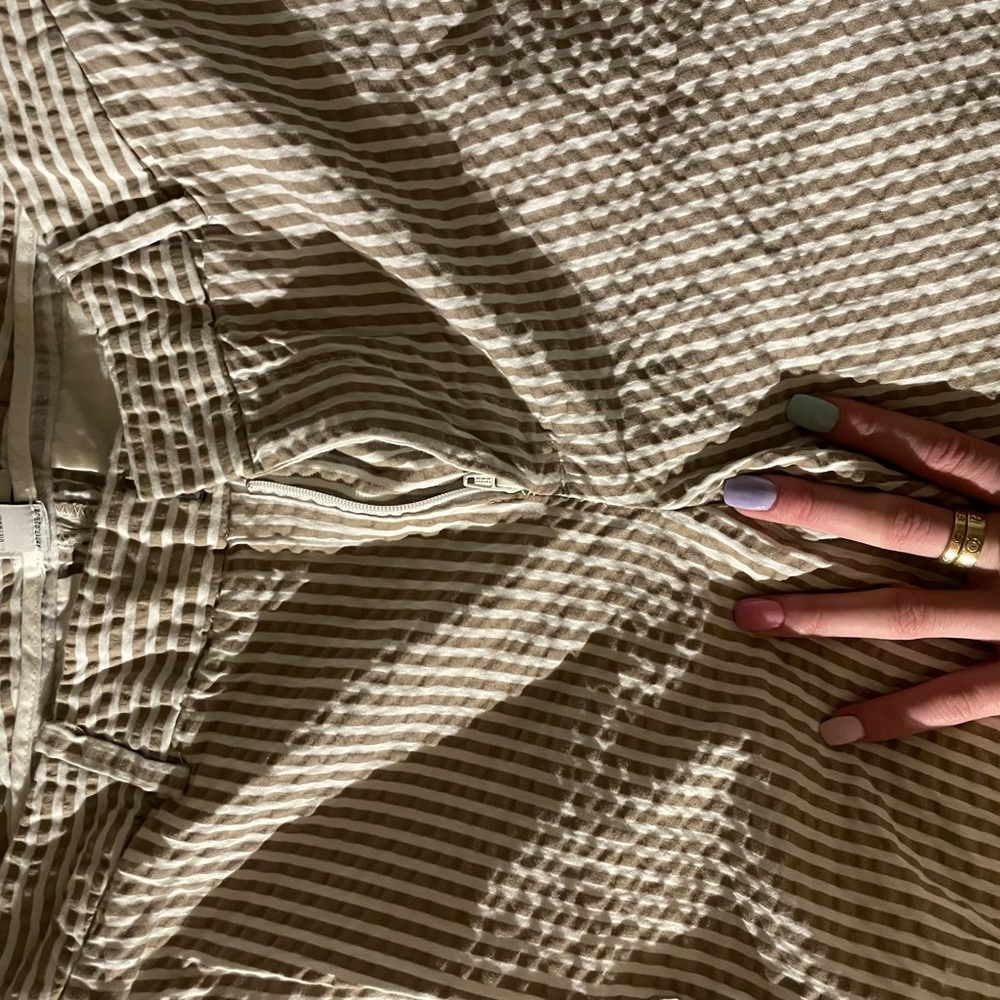 - Striped pants